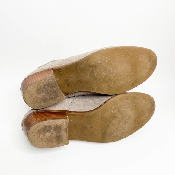Jack Rogers Sadie Suede Gray Taupe Ankle Booties - Picture 9 of 10